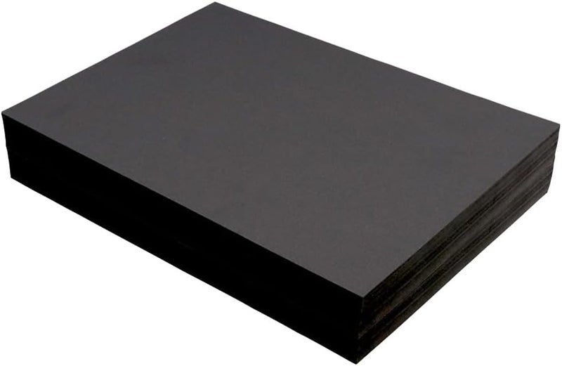 Seneme Black Cut Away Embroidery Stabilizer 10"x12" 100 Precut Sheets, 2.5oz Medium Weight Cut Away Stabilizer for Embroidery Backing for Machine Embroidery and Hand Sewing - Fits 5"x7" Hoops - Image 1